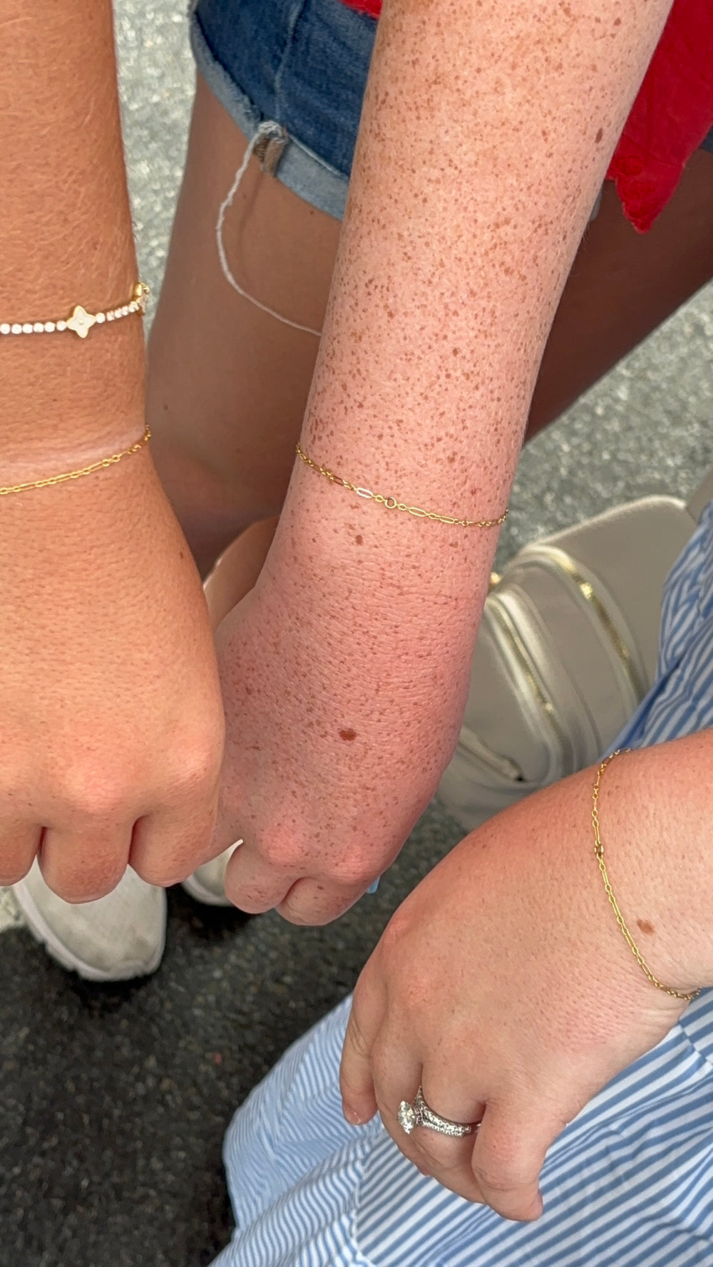 A Gilded Bond charm bar NYC pop up permanent jewelry solid gold gold filled affordable 